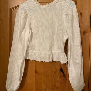 H&M small white blouse